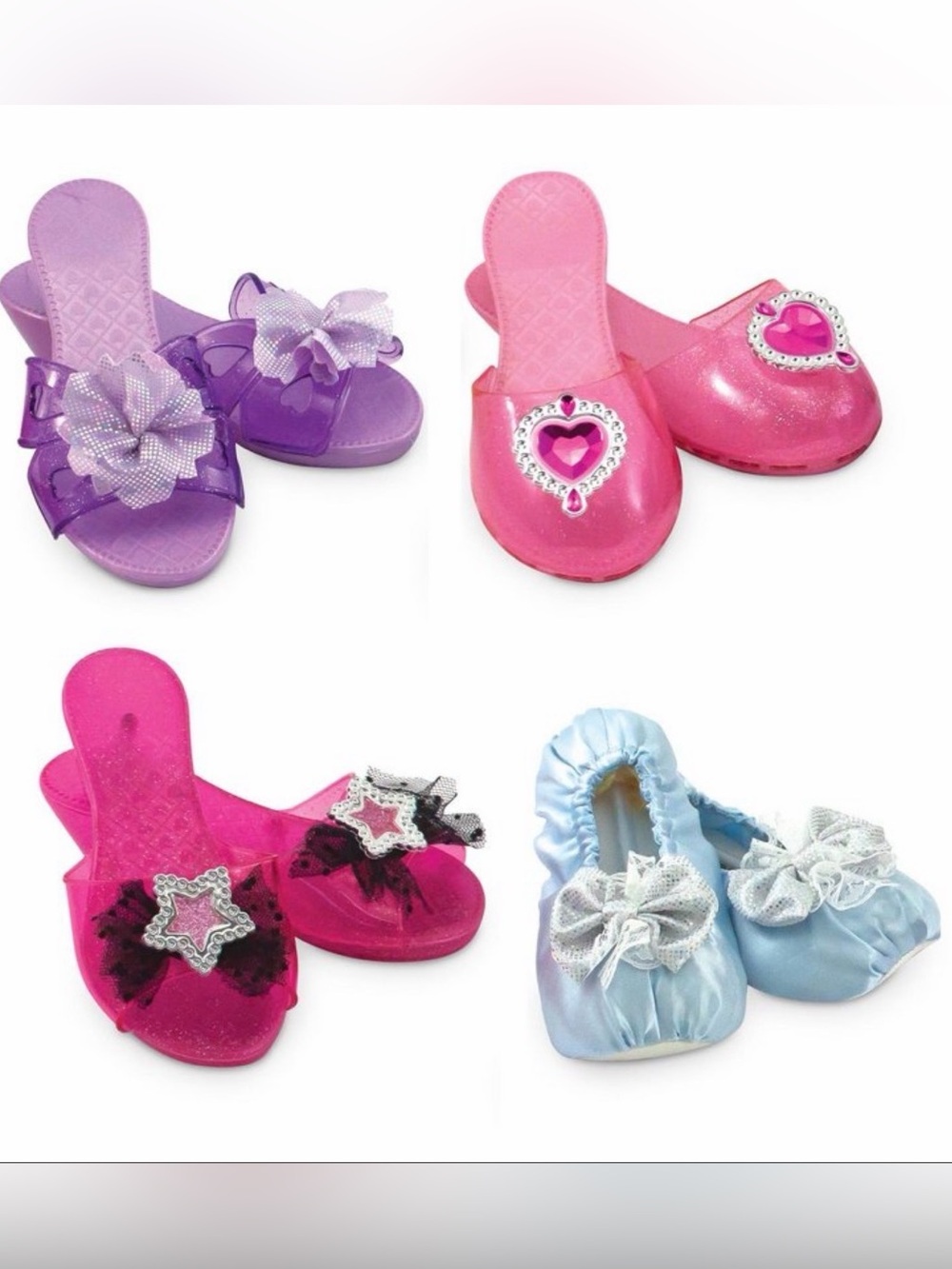Melissa and Doug Princess Dress Up Shoes